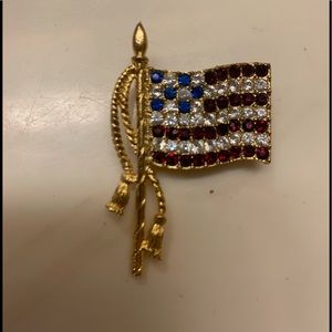 Flag pin